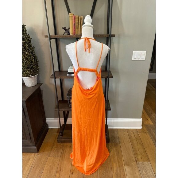 Jonathan Simkhai Hayes Dress Orange Womens Size Large - Picture 8 of 13